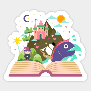 Fairytale Stories and Books Sticker